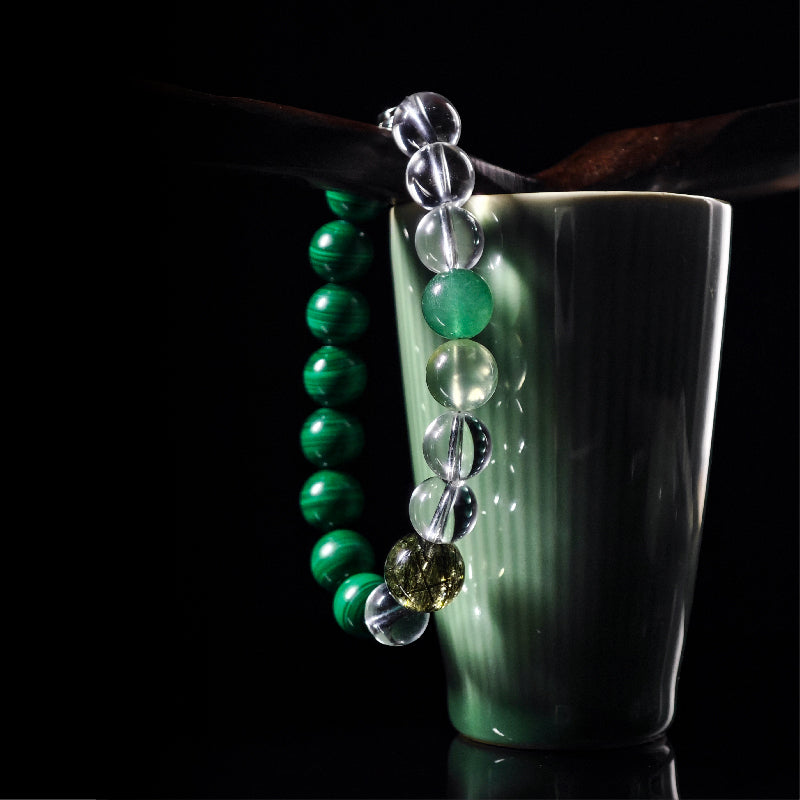 SUICHUNGUI | Wood Crystal Healing Bracelet