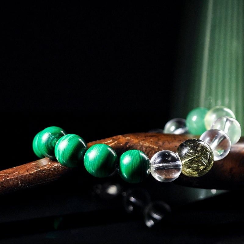 SUICHUNGUI | Wood Crystal Healing Bracelet