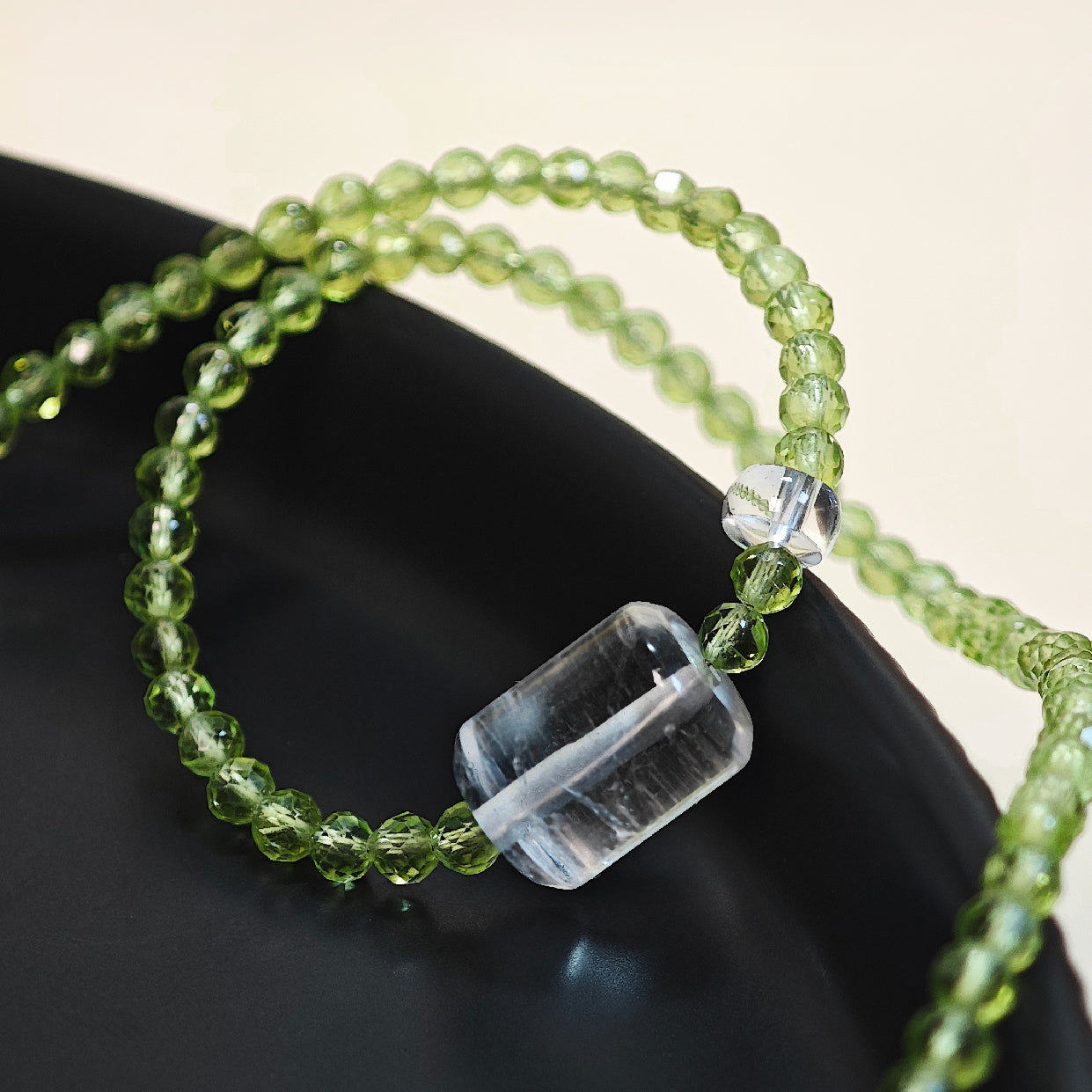 Glow of Vernal Morning Peridot Necklace