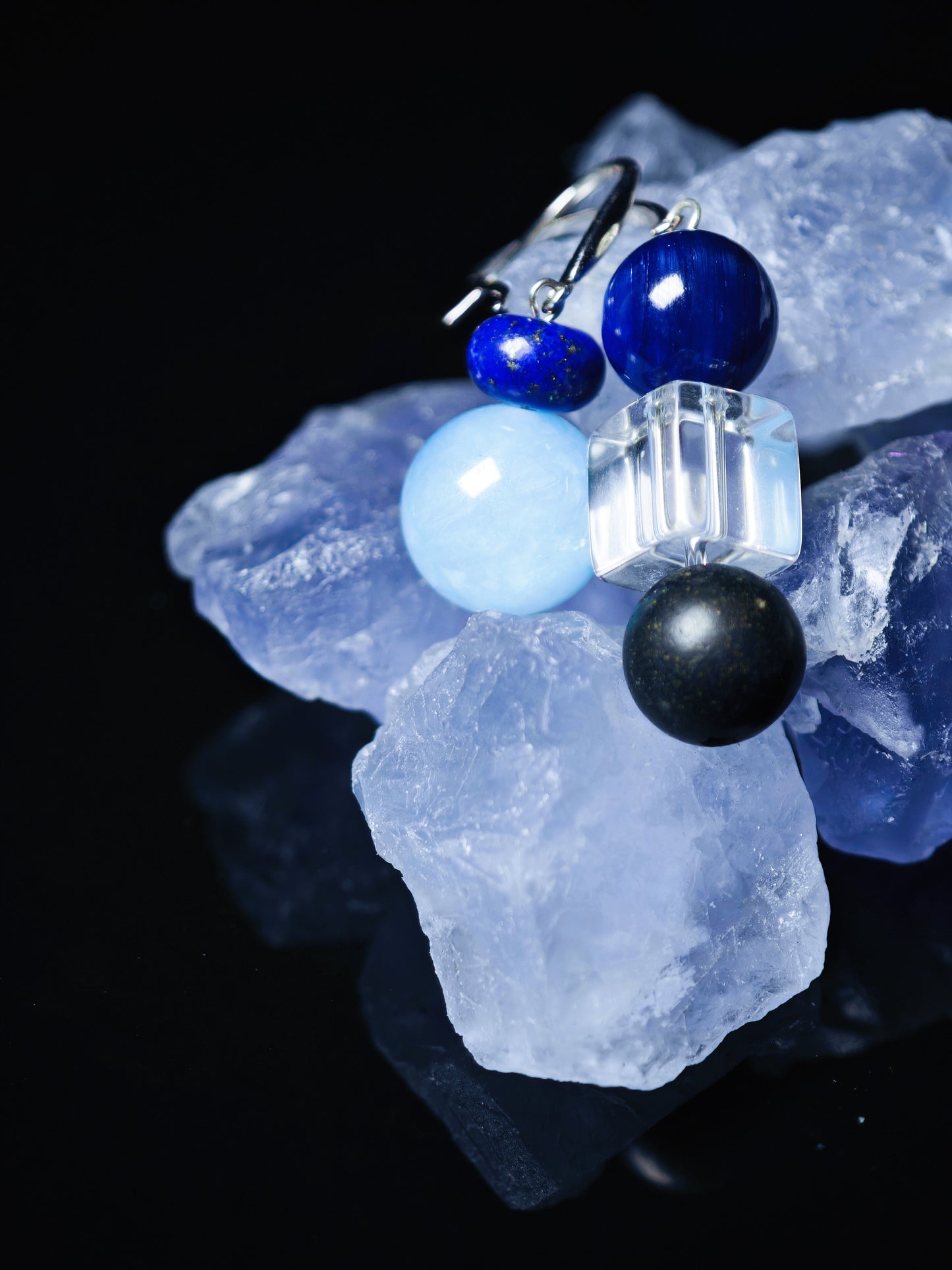 HexiangLing · Water Element Earrings