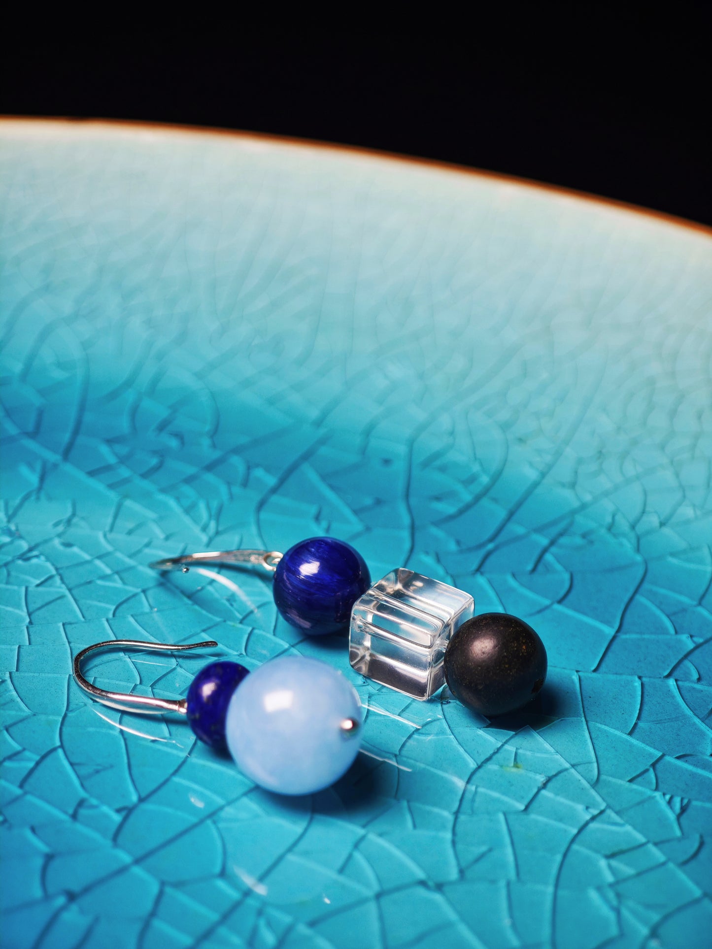 HexiangLing · Water Element Earrings