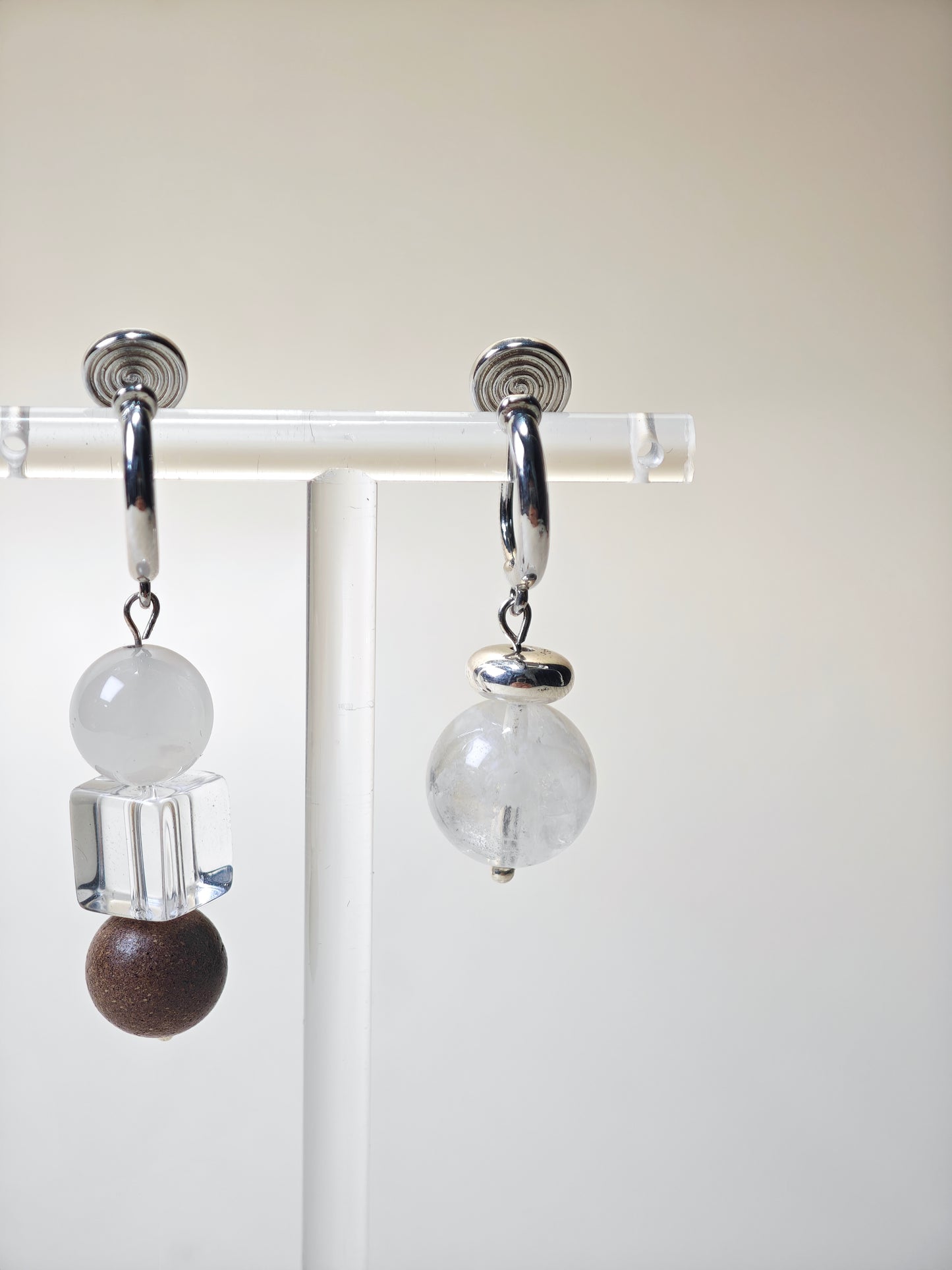 HexiangLing · Metal Element Earrings