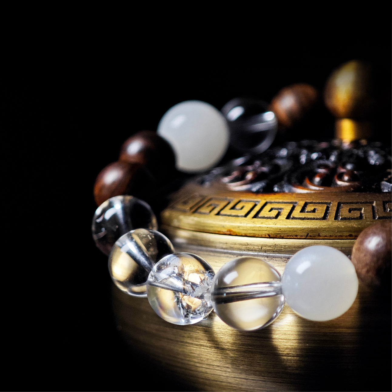 YINFENGBAI | Metal Crystal Healing Bracelet