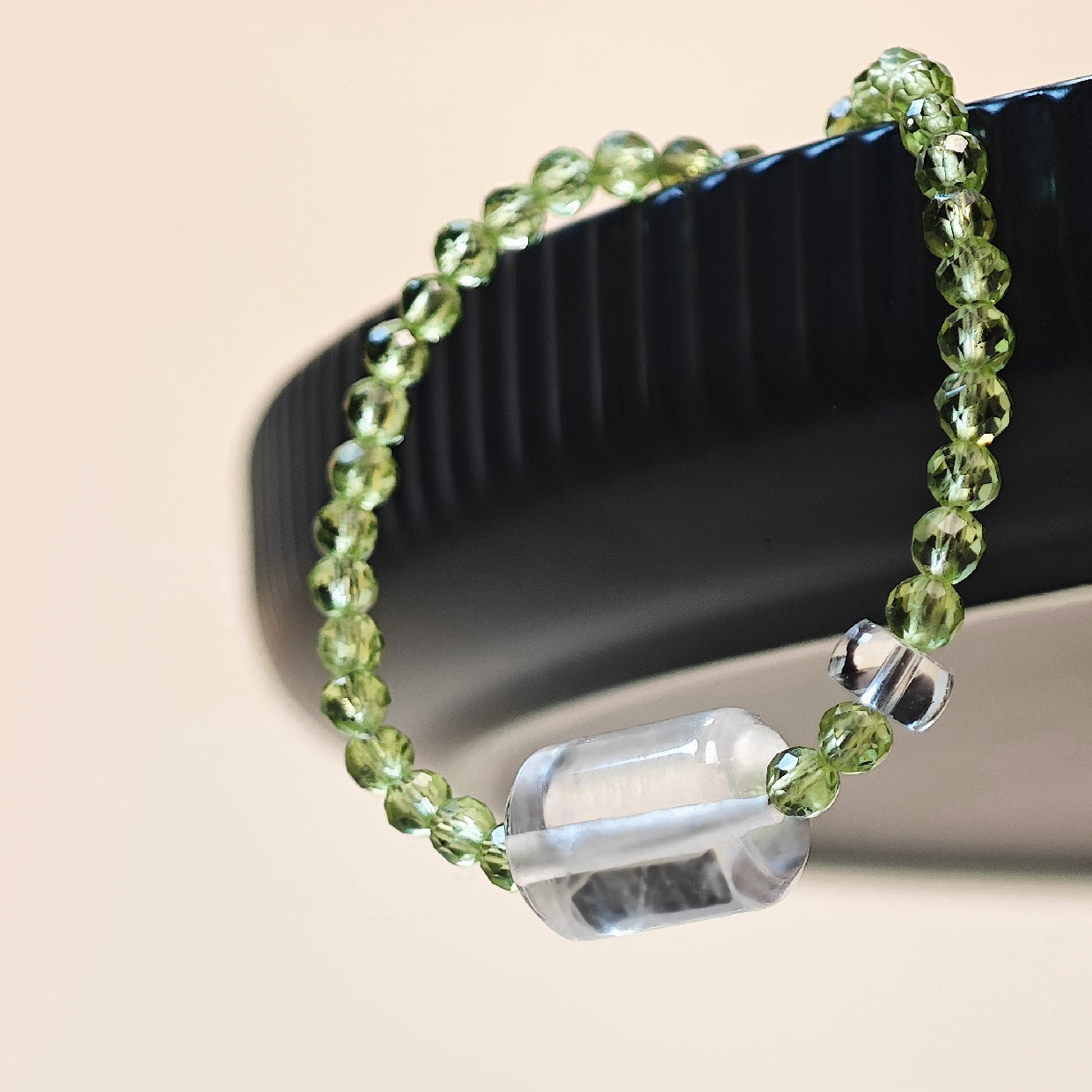 Glow of Vernal Morning Peridot Necklace