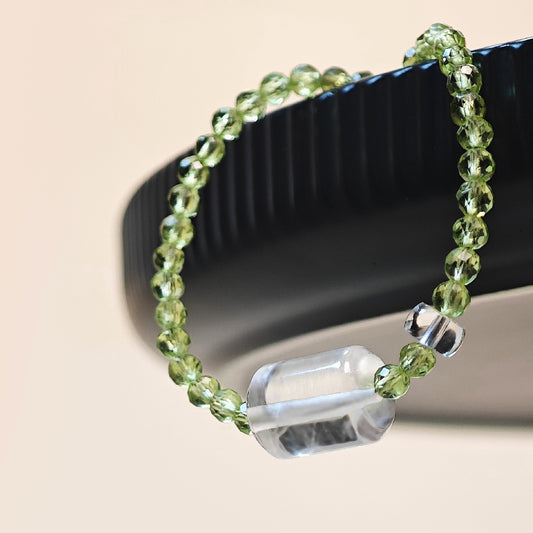 Glow of Vernal Morning Peridot Necklace