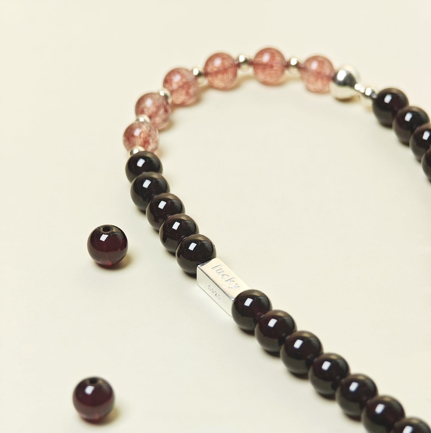 【INFINITE BLOOMING】 Garnet Necklace