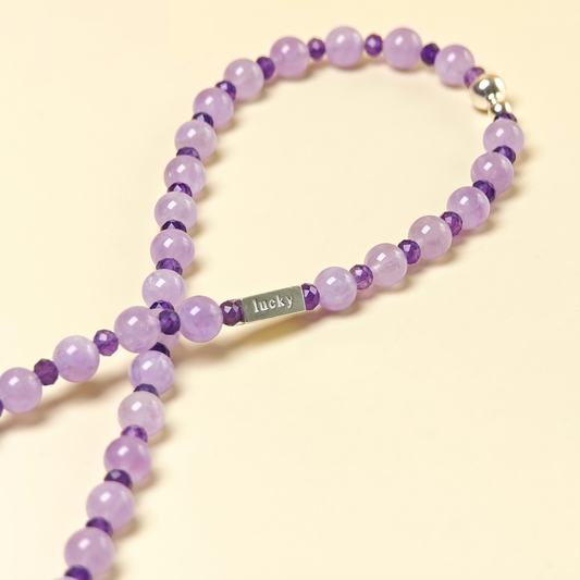 【INFINITE COMPOSURE】 Lavender Amethyst Necklace