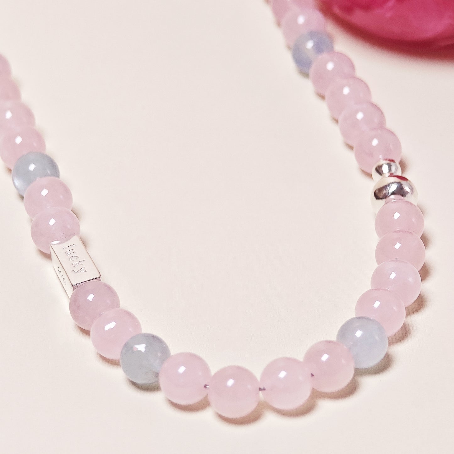 【INFINITE THRILL】 Rose Quartz Necklace