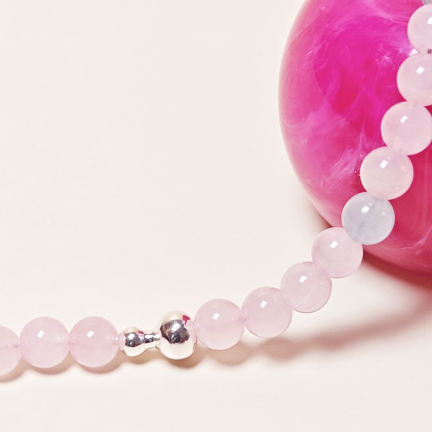 【INFINITE THRILL】 Rose Quartz Necklace