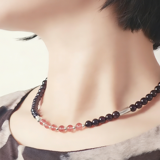 【INFINITE BLOOMING】 Garnet Necklace